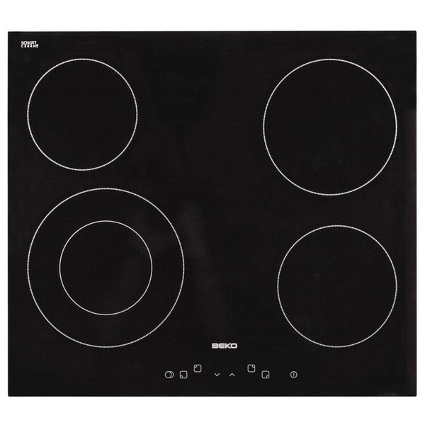 Beko HIC64401 Kochfeld Schwarz Integriert Keramik 4 Zone(n)
