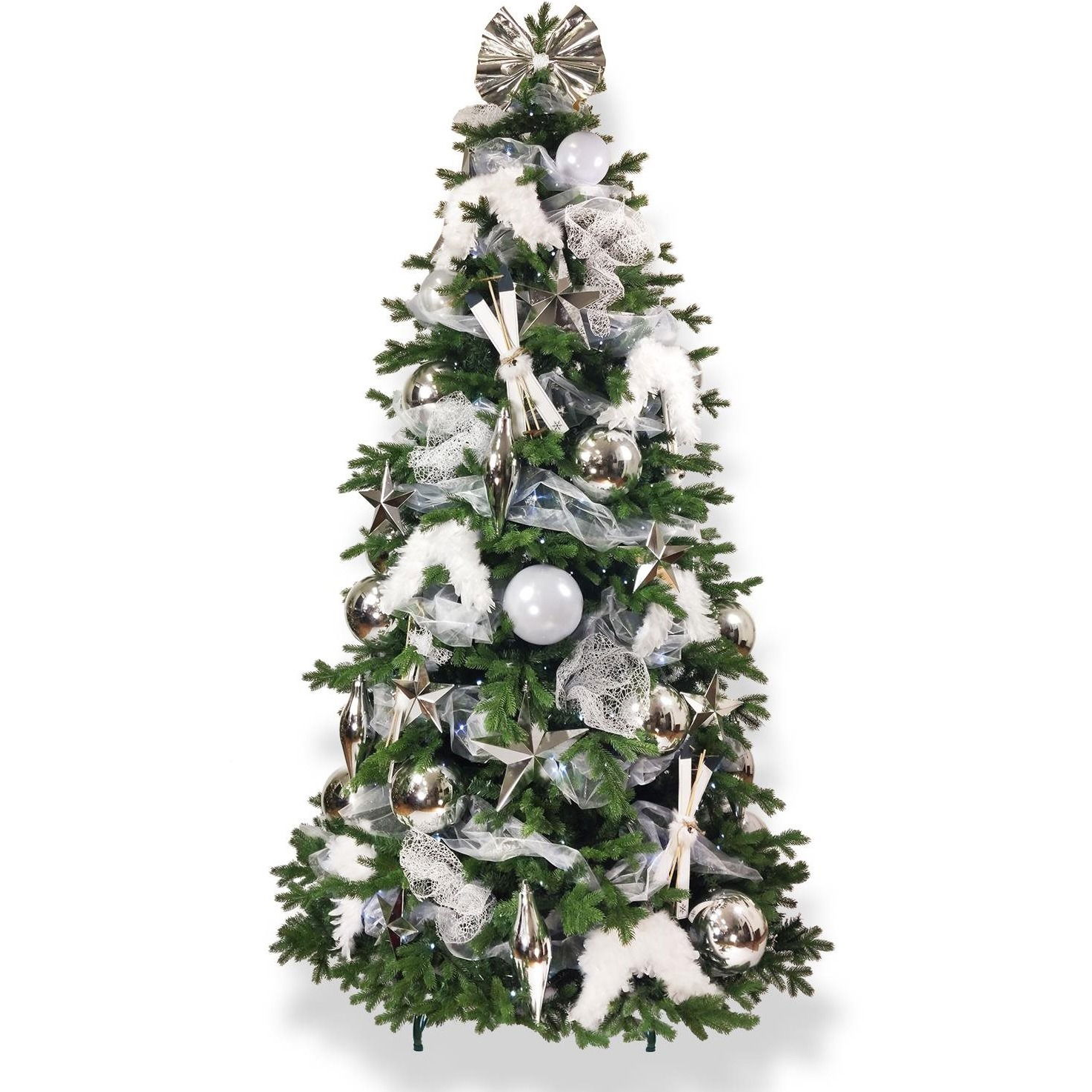 LAALU karácsonyfa díszítve - HÓBIRODALOM, 118 dísz, 450 cm (LAU-4000-450B)