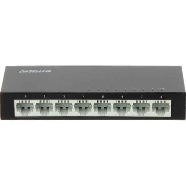 Dahua Technology Access PFS3008-8ET-V2 Beállítást nem igénylő (unmanaged) L2 Fast Ethernet (10/100) Fekete