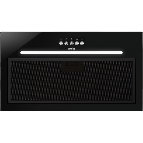Hota de bucătărie încorporabilă Amica OMP6255BG 55 cm, negru