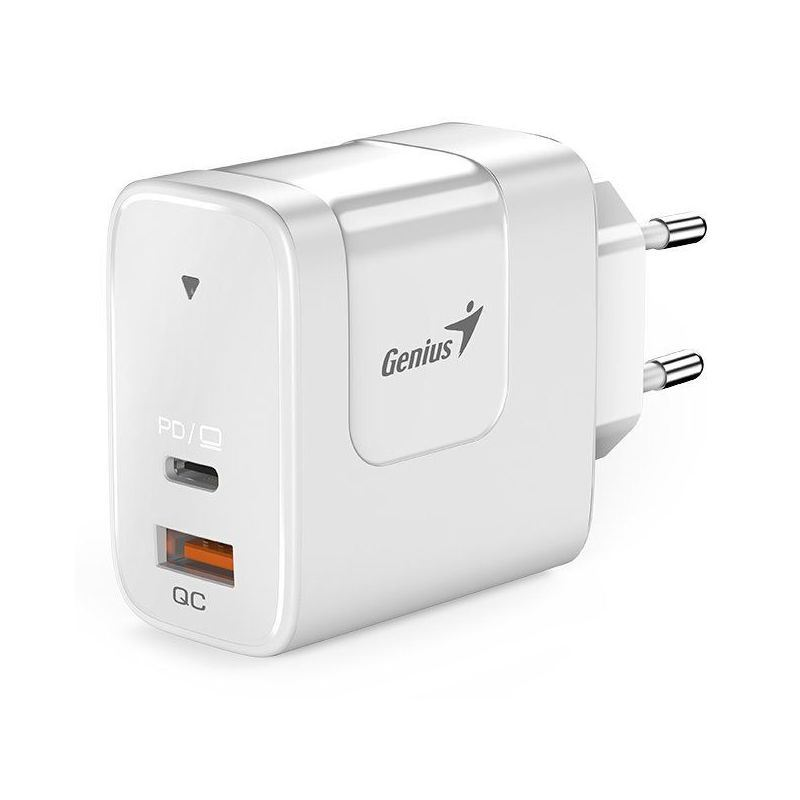 Genius PD-65AC 65W USB/Type-C hálózati adapter fehér (32590010400) (32590010400)