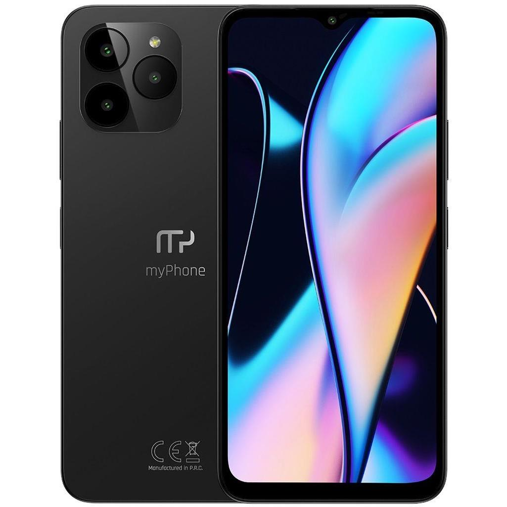 myPhone N23 6GB/128GB - fekete (SMARTFON myPhone N23 cosmic black)