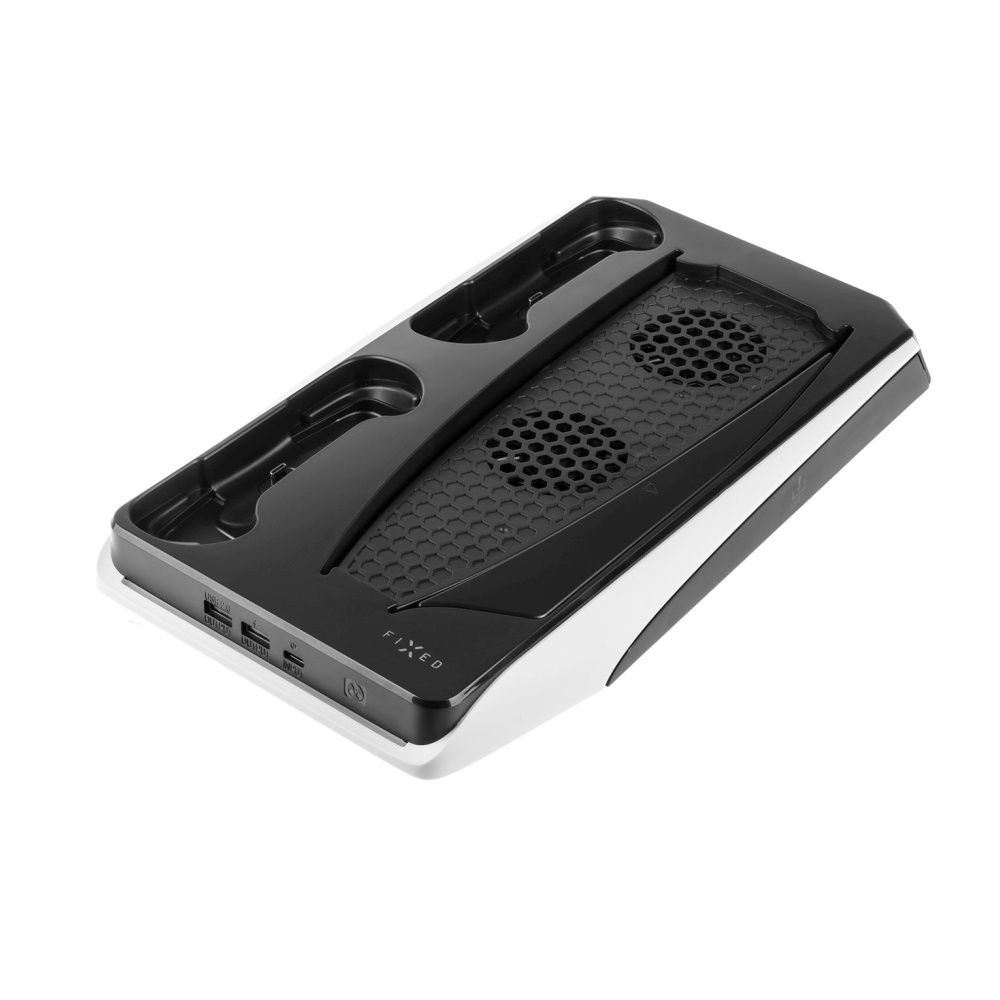 FIXED PS5 multifunkciós állvány fekete-fehér (FIXPS5-MCS-BW) (FIXPS5-MCS-BW)