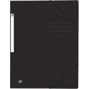  Oxford Oxford 400116306, Envelope folder, A4, Cardboard, Black, 200 sheets, 390 g/m²