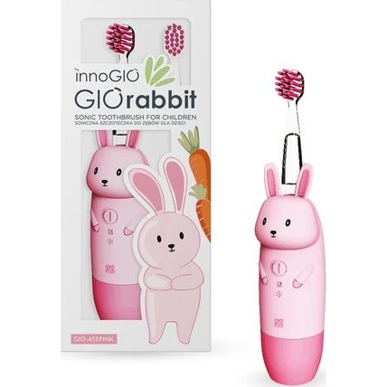 InnoGio GIOrabbit Szónikus Elektromos Fogkefe Gyerekek Rózsaszín (002185060000)