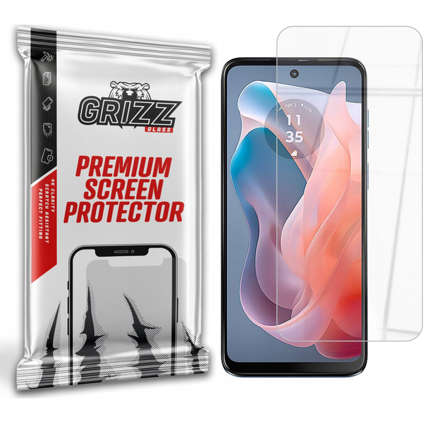  GrizzGlass Szkło hybrydowe GrizzGlass HybridGlass do Motorola Moto G Play 2024