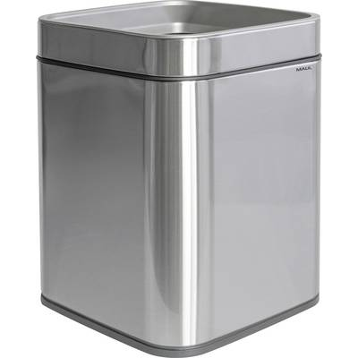 Maul neu 9501594 Szemeteskuka 15 l Nemesacél (Sz x Ma x Mé) 253 x 334 x 253 mm Fekete, Ezüst 1 db