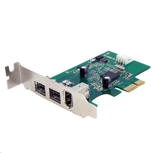 StarTech.com 3xFireWire bővítő kártya PCIe (PEX1394B3LP) (PEX1394B3LP)