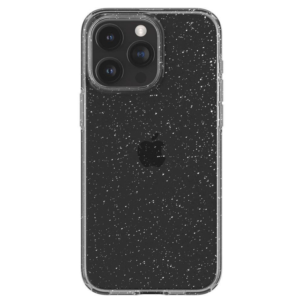 Spigen Apple iPhone 15 Pro Tok - Átlátszó/Csillámos (ACS06701)