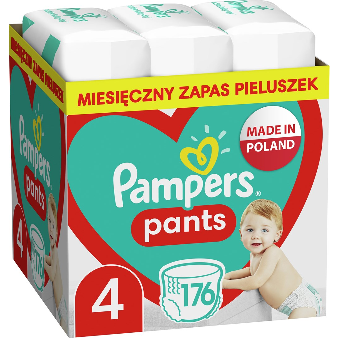 Pampers Pants Pelenka 4-es 9-15kg - 176db (8006540068557)