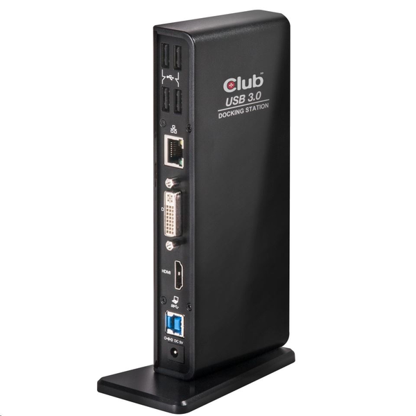 CLUB3D SenseVision USB3.0 Dual Display Docking Station