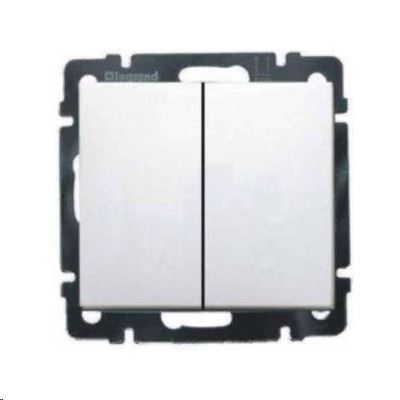 Legrand Valena váltókapcsoló kettős fehér, süllyesztett (774408) (774408)