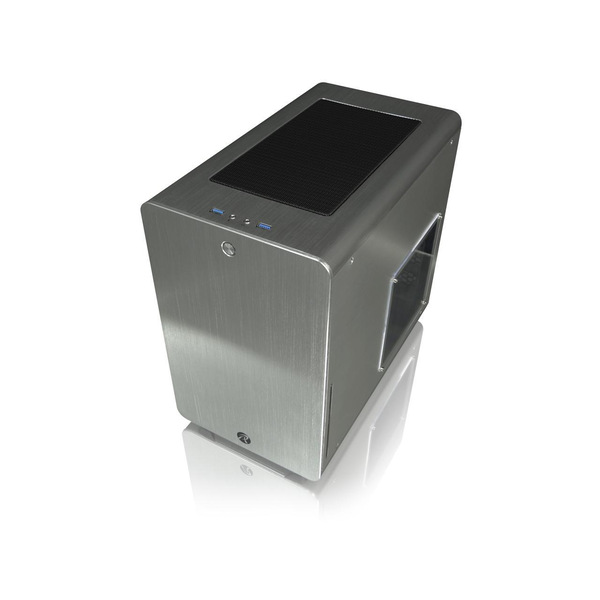 Кутия Raijintek STYX Window Silver, Алуминий, Slim DVD bay