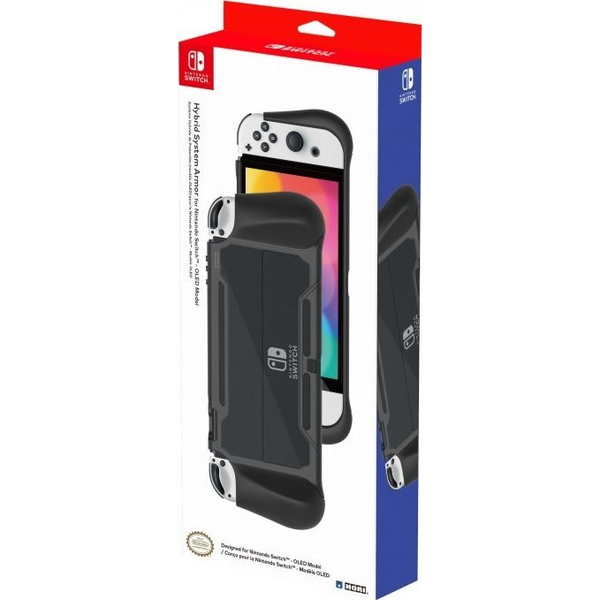 Hori Nintendo Switch (OLED modell) Hybrid System Armor tok fekete (NSPL121)