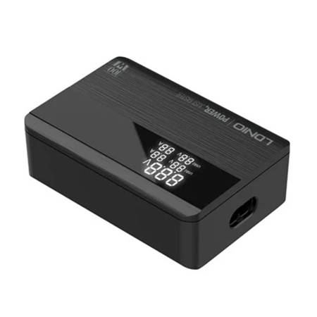 LDNIO A4809C GaN hálózati töltő 2x USB-A + 2x USB-C 100W fekete (A4809C)