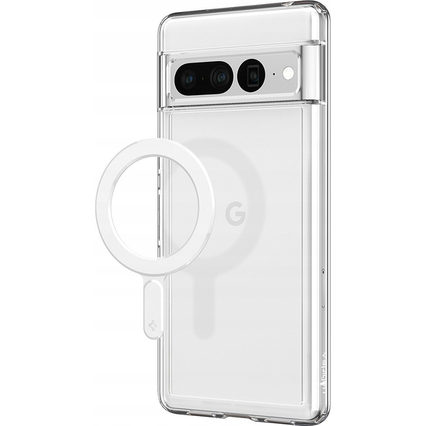 Spigen ONETAP RING öntapadós fémlap (mágneses autós tartóhoz ideális, MagSafe) FEHÉR (ACP08346)