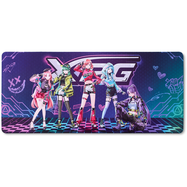 XPG Frontline XL Saga Mouse pad pentru jocuri Negru, Multicolor