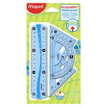 Maped Flex Hajlítható mini műanyag vonalzókészlet (4 db / csomag) (244069)