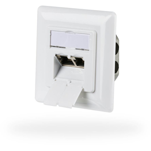 EFB Netzwerkdose CAT6a Unterputz 2-fach RJ45,