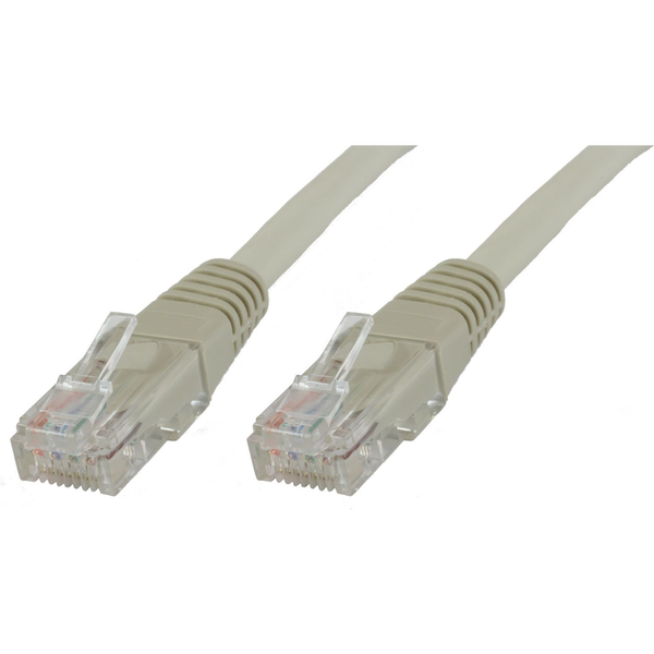 MicroConnect RJ-45/RJ-45 kat.6 U/UTP Szary 6m (UTP606)