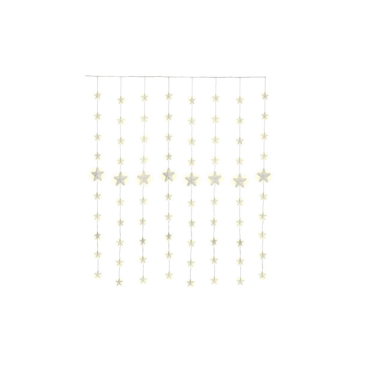 Goobay 57941 Kül-/Beltéri LED fényfüggöny 5m x 1.5m - Meleg fehér (57941)