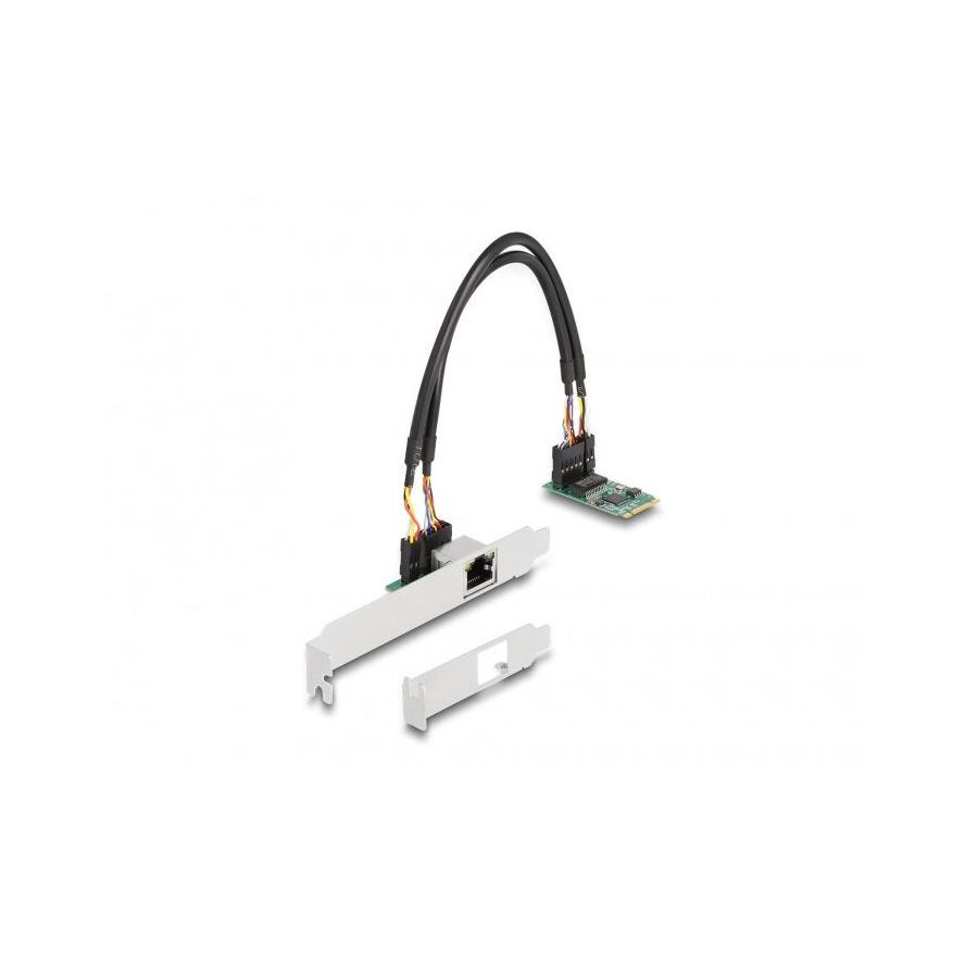 Delock 2,5Gb/s M.2 2242 RJ45 hálózati adapter low profile (95272)