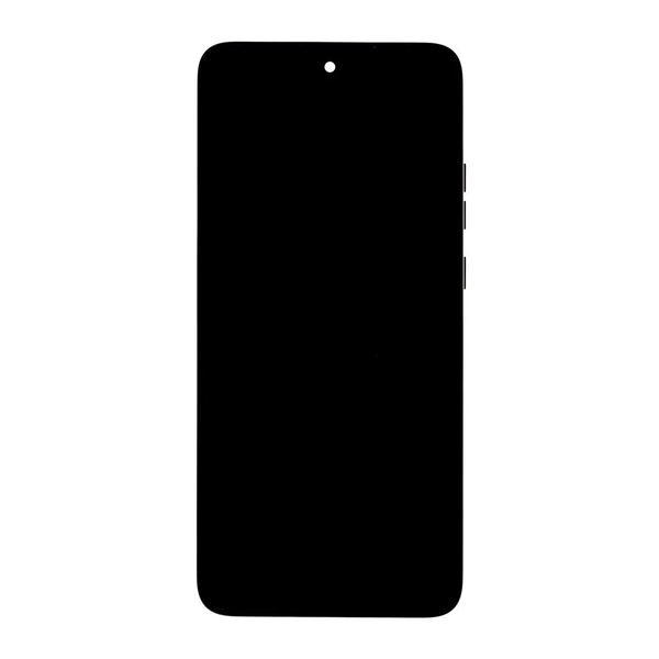 Motorola ThinkPhone 25 5G készülékhez LCD kijelző + érintőpanel egység + elülső tok szénfekete (Service Pack)
