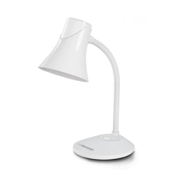 Stolová lampa Esperanza Polaris ELD111W biela so závitom E27