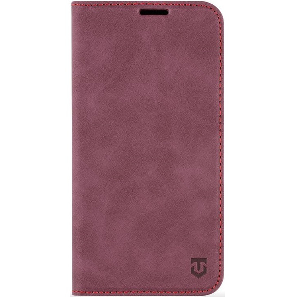 Xiaomi Redmi Note 14S, Oldalra nyíló tok, stand, kártyatartóval, Tactical Xproof, piros