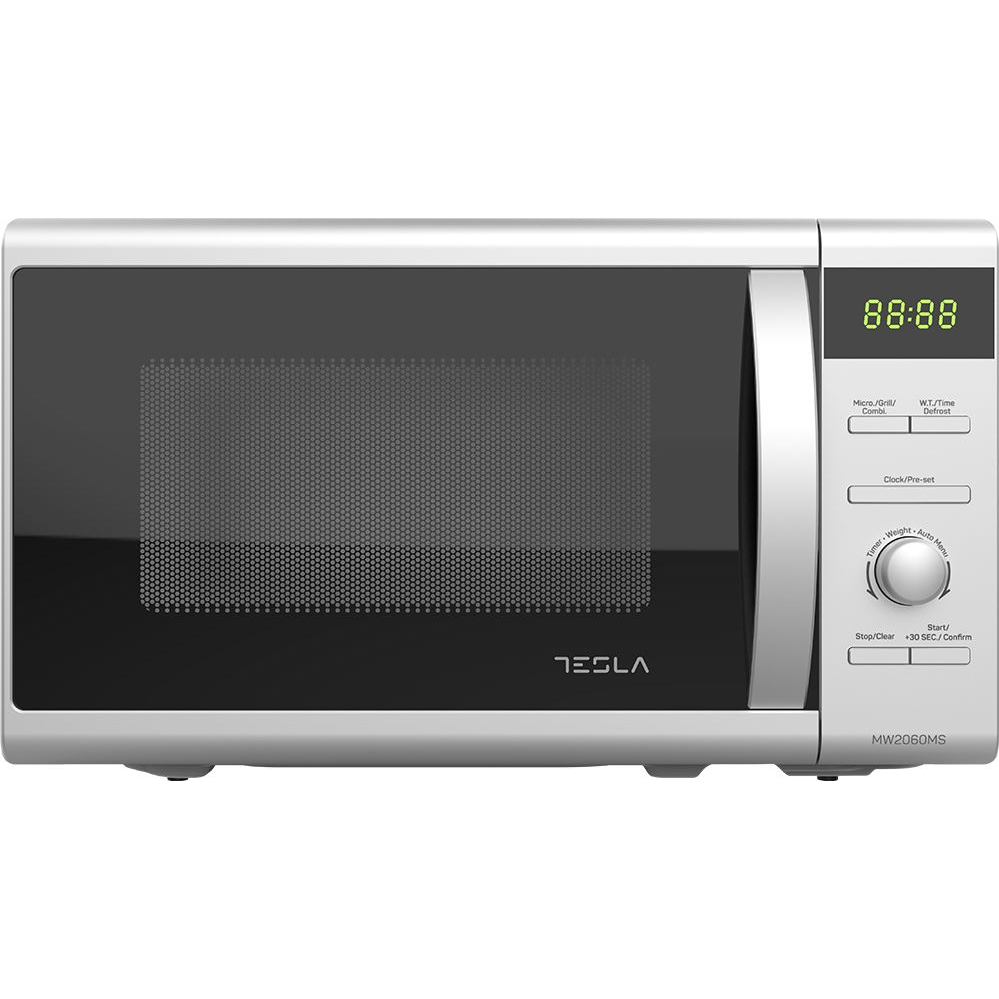 Tesla MW2060MS mikrohullámú sütő 700W grill 20L ezüst (MW2060MS)