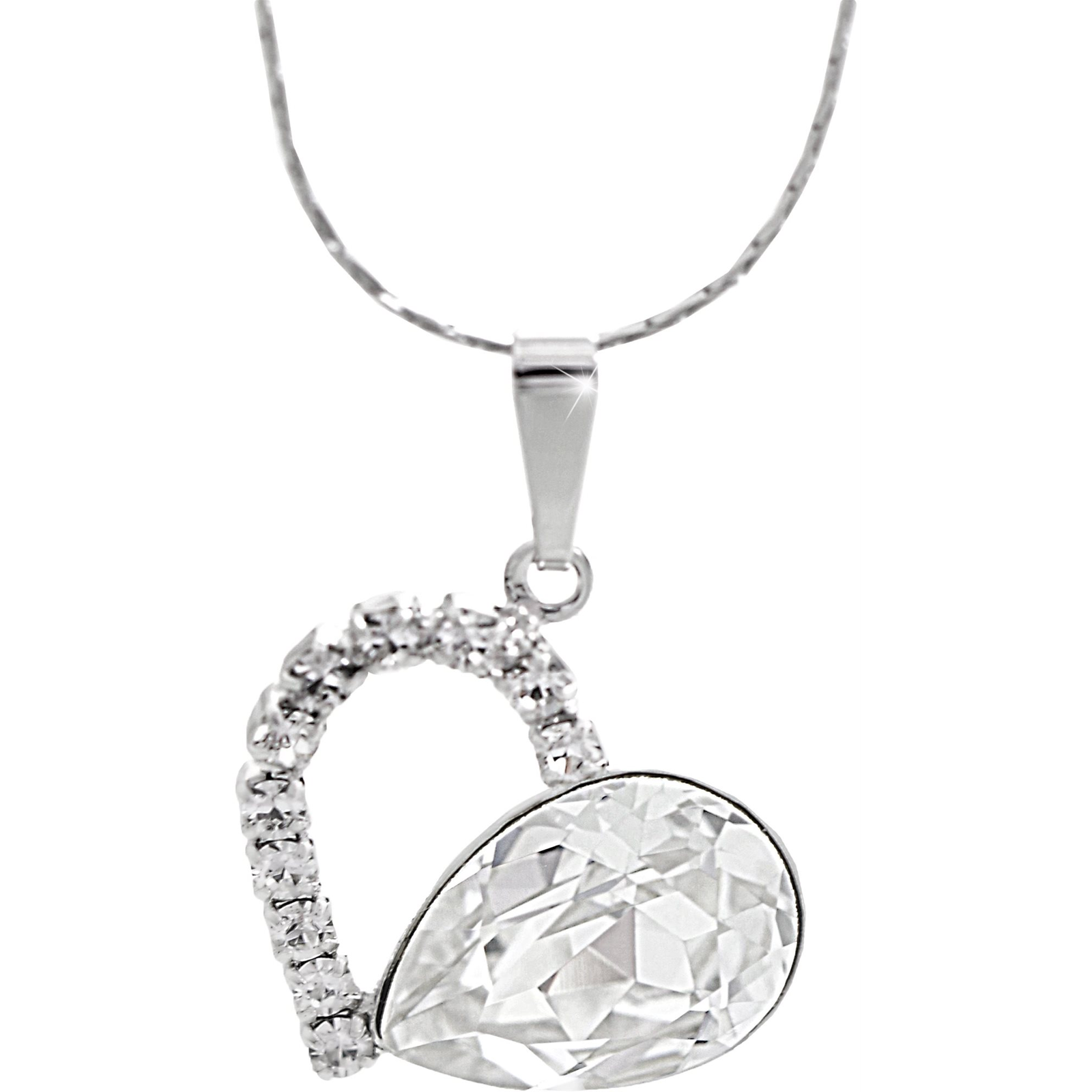 JSB Bijoux szív Swarovski kristályokkal 61300857cr (8592661386200)