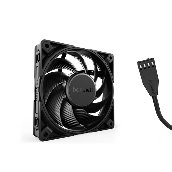 be quiet! SILENT WINGS PRO 4 | 120mm PWM Кутия на компютър Вентилатор 12 см Черен 1 броя