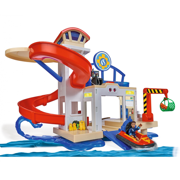 Simba Sam, a tűzoltó Vízimentő Állomás játék készlet