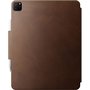 Калъф за таблет, Nomad Leather Folio Plus, Apple iPad Air 13" M2 2024 / iPad Pro 12.9" (2022/2021/2020/2018), тъмнокафяви