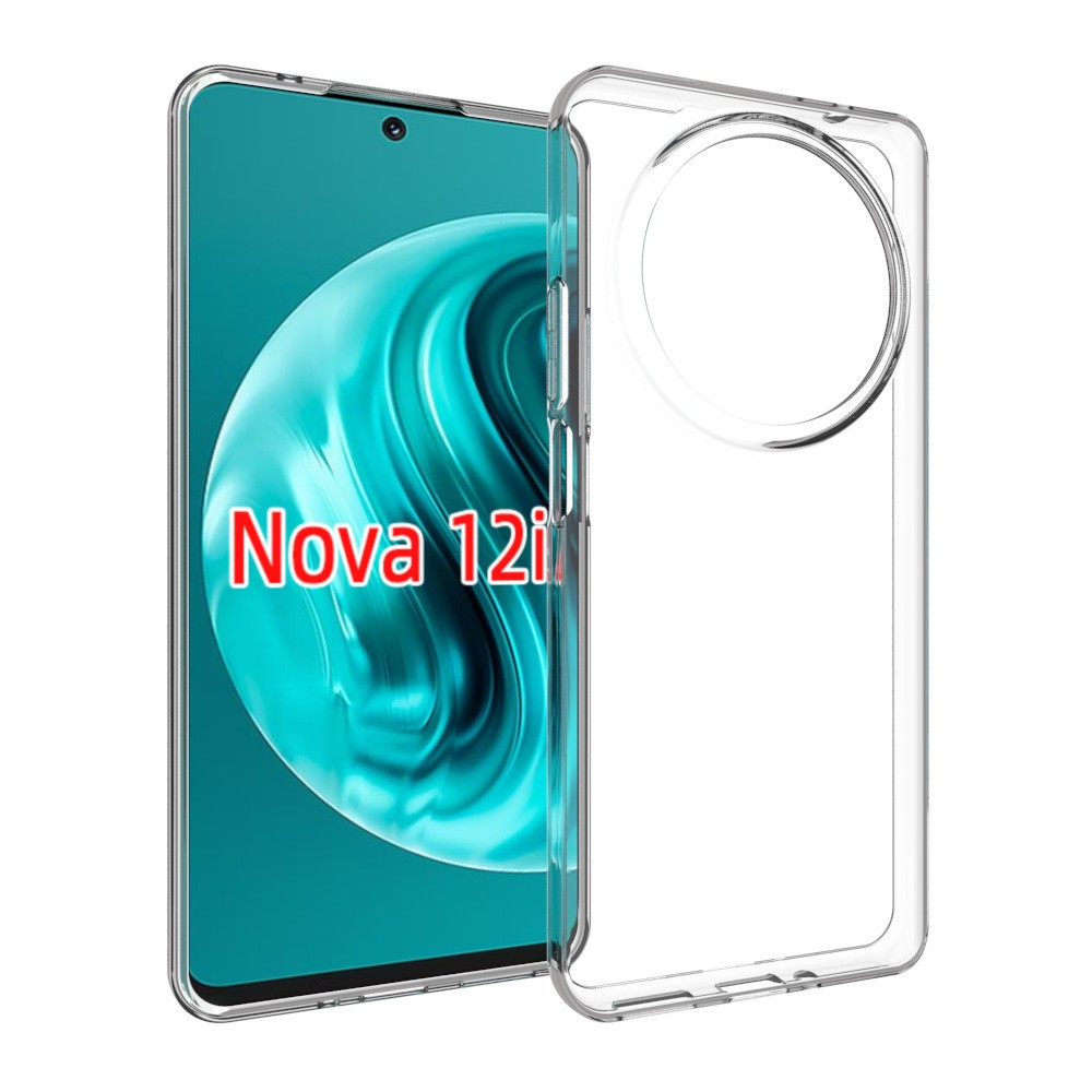 Huawei Nova12i vékony szilikon tok, Átlátszó (TPU-HUA-NOVA12I-TP)