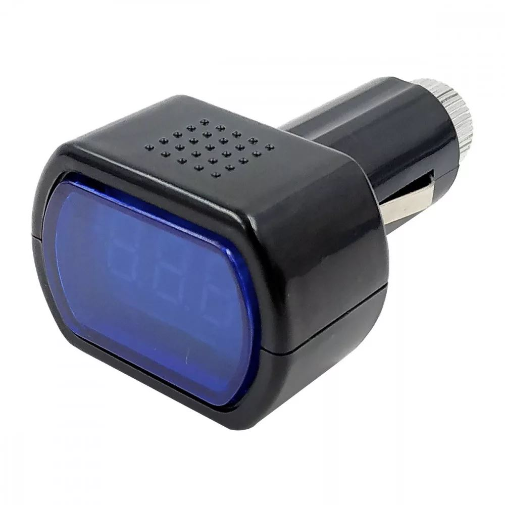 Homasita 12-24V szivargyújtóba csatlakoztatható digitális akkumulátor tesztelő (91163430) (homasita91163430)