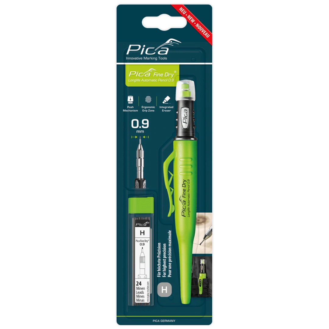 Pica Fine-Dry Bundle 1x7070 + 1x7050 0.9mm Nyomósirón szett - Zöld (70705)
