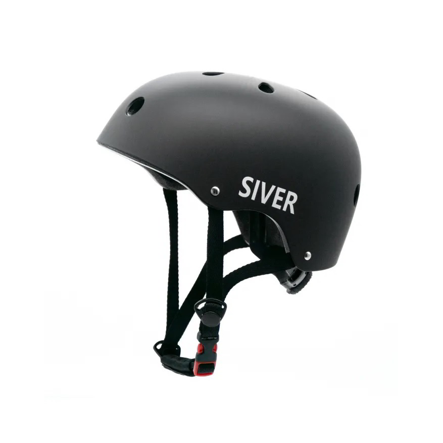 Siver Kerékpáros Sisak - Fekete (M 55-57cm) (5901821997737)