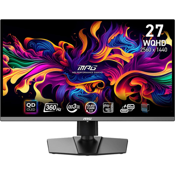MSI MPG 271QRXDE QD-OLED computerskærm 67,3 cm (26.5") 2560 x 1440 pixel Wide Quad HD Sort