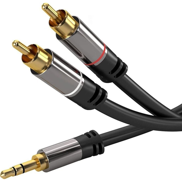 PREMIUMCORD RCA Jack Átalakító Fekete 5m kjqcin5