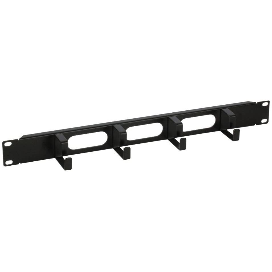 Intellinet 204279 kábelrendező Rack Kábeltartó Fekete 1 dB (204279)
