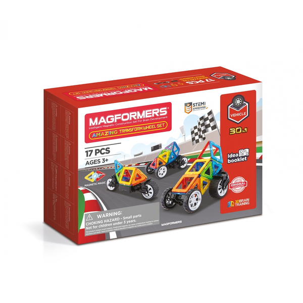 Magformers Transform Wheel 17 darabos Mágneses Építőjáték