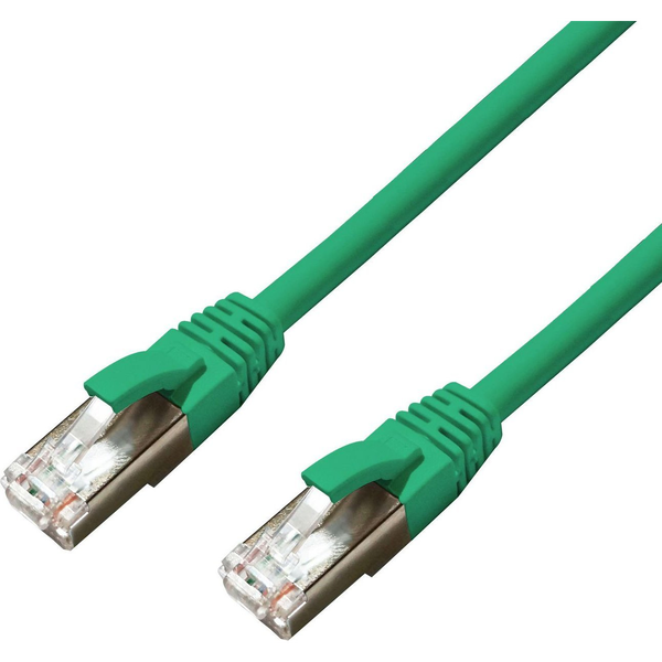 Microconnect MC-SFTP6A15G cavo di rete Verde 15 m Cat6a S/FTP (S-STP)