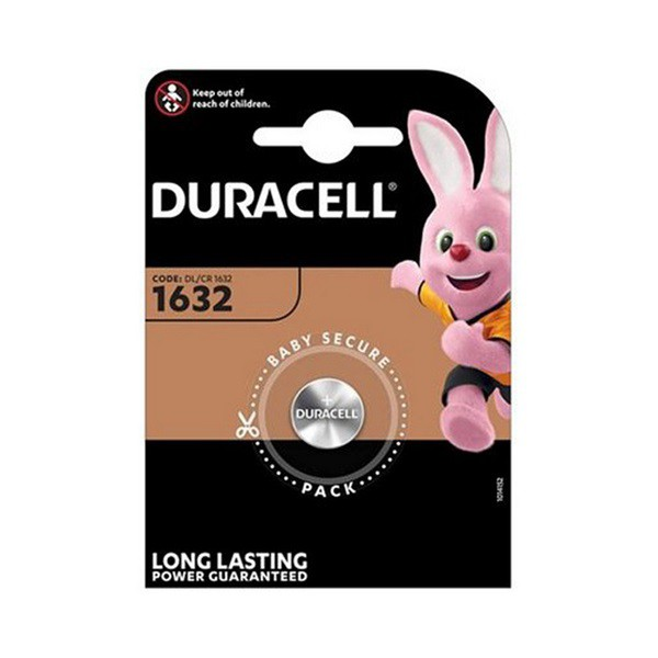 DURACELL gombelem (CR1632, 3V, lítium) 1db / csomag (BATDUR0721)