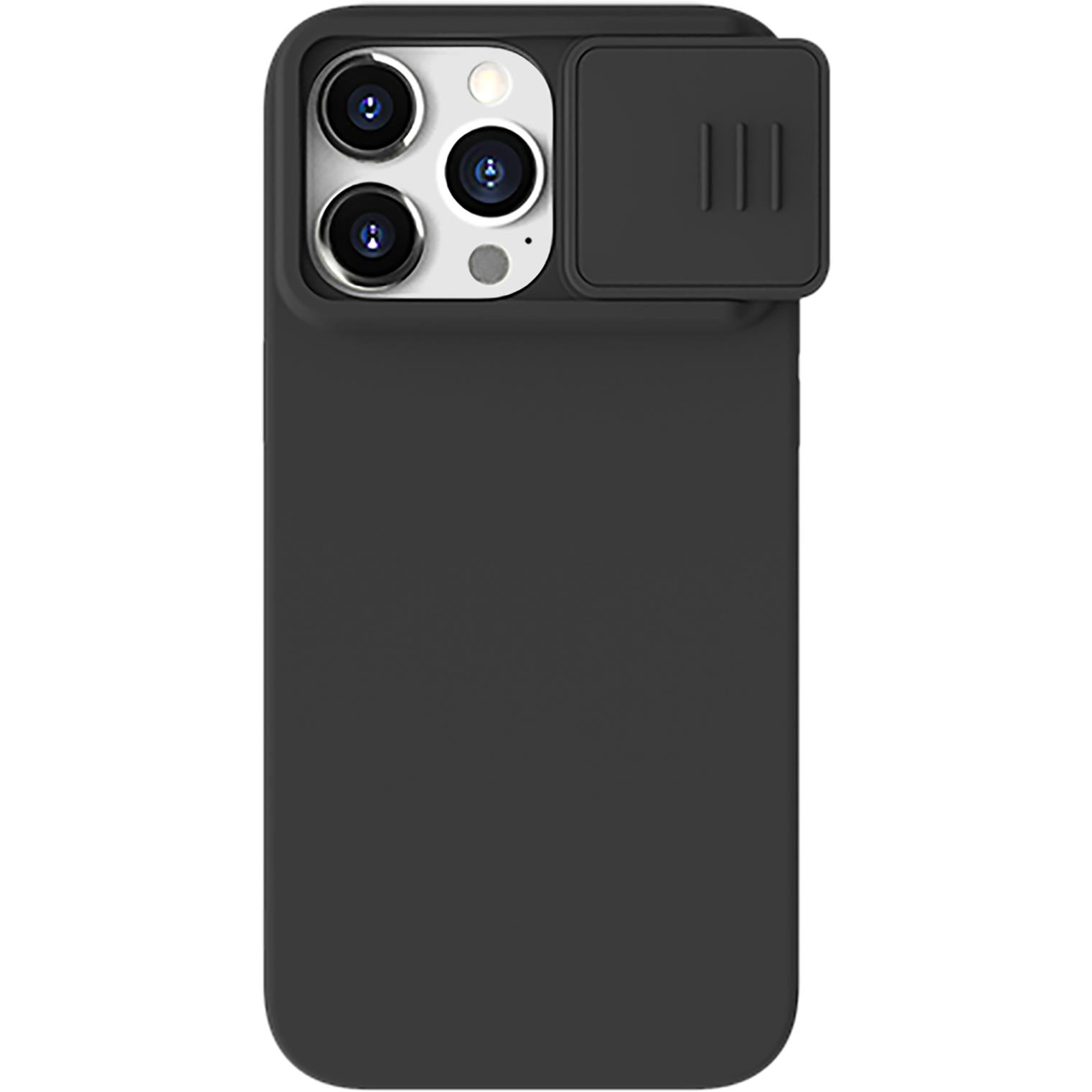 Nillkin CamShield Silky Classic Black Apple iPhone 15 Pro Max szilikon tok (57983117027)