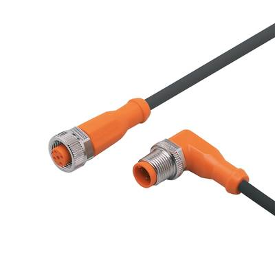 ifm Electronic EVC132 Összekötő vezeték Dugó, hajlított, Alj, egyenes 4.6 m Pólusszám: 4, 5 1 db