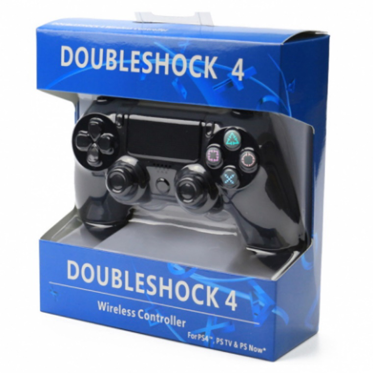 Goodbuy Doubleshock 4 Vezeték nélküli controller - Fekete (PS4/PS3/PC/Android/iOS) (GBDOUBLEPS4BK)
