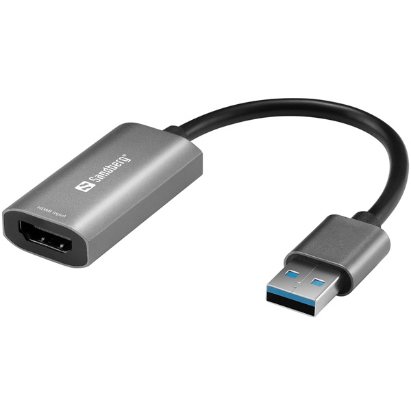 Sandberg 134-19 USB grafický adaptér Šedá