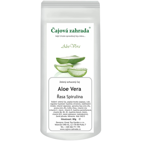 Tea Garden - Aloe Vera &amp; Spirulina algae - green flavoured tea, 500 g