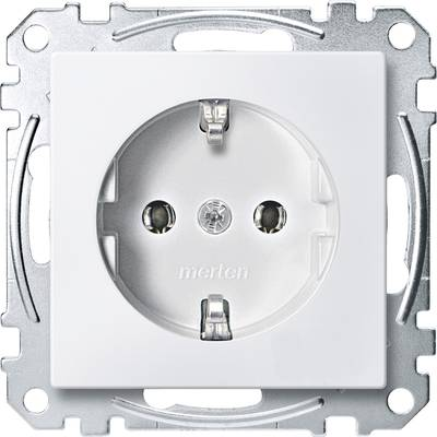 Merten MEG2301-0419 gniazdko elektryczne CEE 7/3 Biały